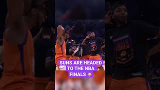Cameron Payne and Mikal Bridges Celebrate Suns Making 2021 NBA Finals #Shorts