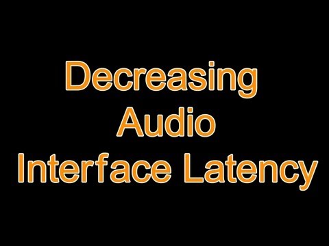 Reducing Sound Card Latency for All Audio Interfaces Reducing Sound Card Latency for All Audio Interfaces