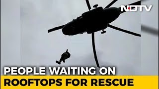 Massive Air Rescue Operation On In Rain-Ravaged Kerala, 73 Dead Massive Air Rescue Operation On In Rain-Ravaged Kerala, 73 Dead