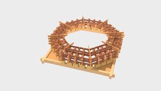 許漢珍司阜─八角形結網 3D建模動畫