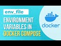 docker-compose: parametrize containers with env_file and $environment_variables (MySQL use case)