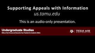 Supporting Appeals with Information audio
