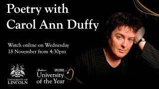 Lincoln Live Lounge - Poetry with Carol Ann Duffy