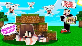 MINECRAFT PETAK UMPET TAPI AKU DIAM-DIAM PAKE KAMERA DRONE UNTUK CURANG !!!