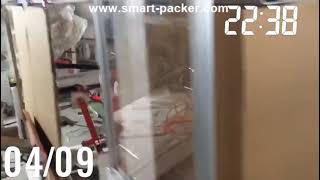 Big carton box automatic forming cartoning erecting  feeding machine testing video