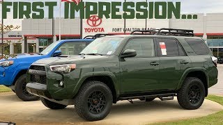 IT LOOKS AWESOME!! 2020 Army Green 4Runner First Impression!!