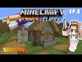 I found two VILLAGES AND A CAT! Episode 2 | Minecraft 1.18 Survival Let's Play