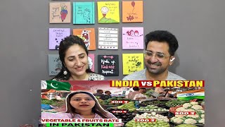 Pak Reacts 🇵🇰 Vegetable 🍅 fruits 🍇 Grocery Rates in Pakistan || Indian Girl Exploring Pakistan