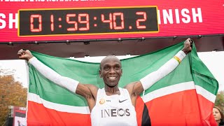 TEN GOŚĆ PRZEBIEGŁ MARATON W MNEIJ NIŻ 2 GODZINY | ELIUD KIPCHOGE