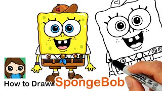 How to Draw Young SpongeBob | Kamp Koral