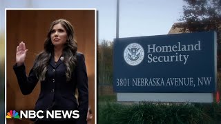 Kristi Noem, Trump's Homeland Security pick, questioned at Senate confirmation hearing