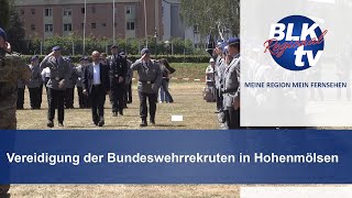 Vereidigung der Bundeswehrrekruten in Hohenmölsen