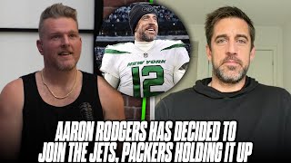 Aaron Rodgers Says He's Decided To Join Jets, Packers Trade Talks Reason Trade Isn't Done