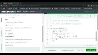 Staircase Problem Solution Hackerrank | Hacker rank problem solving | pattern code in javascript