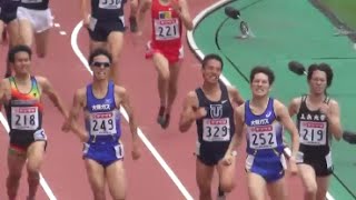 日本陸上競技選手権2015  男子1500m予選2組