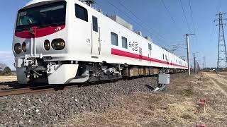 【4K】E491系　East-i E 常磐線検測　赤塚〜内原　通過