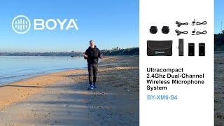 Dual Microphone System for your iPhone - BOYA XM6-S4