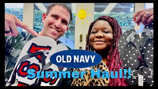 Mini Old Navy Summer Haul // Interracial Couple !!!