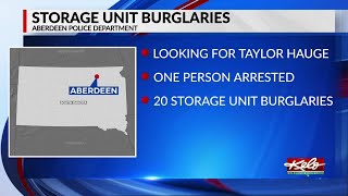 Aberdeen authorities looking for man wanted in connection with storage unit burglaries