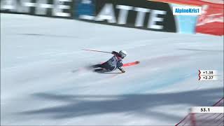 Alpine Skiing - 2021 - Men's Giant Slalom - Raposo amazing 360 save in Cortina