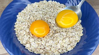 If you have 1 cup of oatmeal and 2 eggs, make this 5 minute breakfast recipe