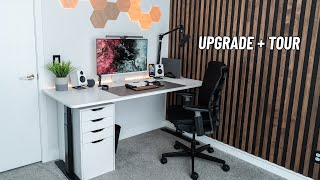 Desk Setup Upgrade \u0026 Tour! | Autonomous SmartDesk Connect + Samsung Smart Monitor M8