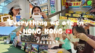 Everything we had in HONG KONG 🇭🇰 and MACAU 🇲🇴 Vlog | Michelin ⭐️ Food Trip | First-time Experience