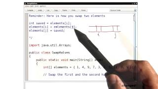 Swapping Halves - Intro to Java Programming
