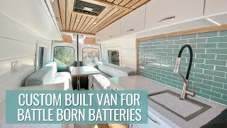 VAN TOUR: the ultimate custom van build for Battle Born Batteries | 4X4 SPRINTER VAN CONVERSION