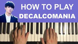 BTS Jungkook (정국) - Decalcomania (Piano Tutorial Lesson)