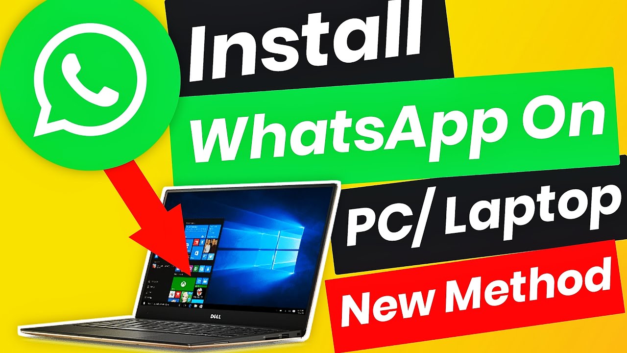 Whatapp On PC - How To Install Whatsapp In Laptop (101% WORKING ...