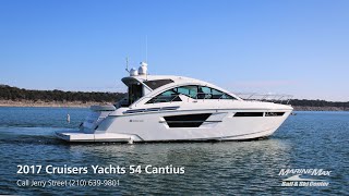 PreOwned 2017 Cruisers Yachts 54 Cantius For Sale at MarineMax Sail & Ski