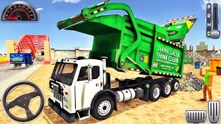 Trash Dump Truck Driver - Garbage Truck Simulator 2020 - Android GamePlay