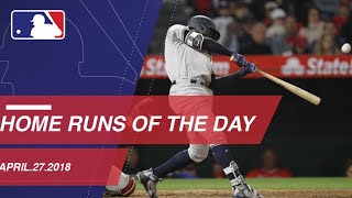 Check out all the home runs from 4/27/18