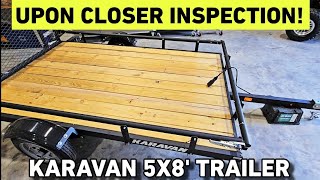 Karavan 5x8' Utility Trailer! A Closer Inspection!