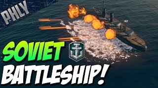 World Of Warships NEW - RUSSIAN BATTLESHIP - Imperator Nikolai I Soviet Battleship