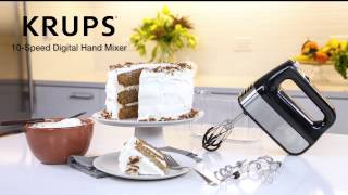 KRUPS 10-Speed Hand Mixer