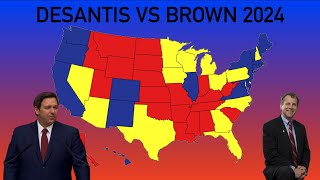 Ron DeSantis vs Sherrod Brown | 2024 Election Prediction