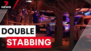 Man and woman injured in double stabbing at Munno Para | 7 News Australia