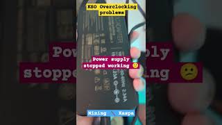 KS0 Overclocking problems ⛏️ #kaspa Mining