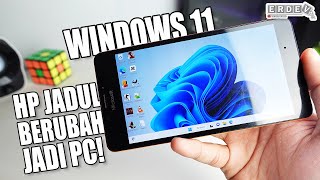 PASANG WINDOWS 11 DI HP JADUL BUAT JALANIN APP & MAIN GAME PC! - Lumia 950 Install WOA Project