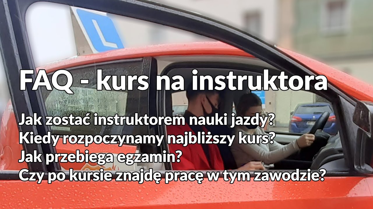 Kurs Na Instruktora Jazdy | Kurs Na Instruktora Nauki Jazdy. Podstawowe ...