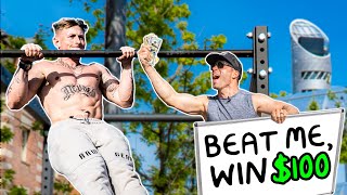 Beat Me at Pull-Ups, WIN $100 vs College Students