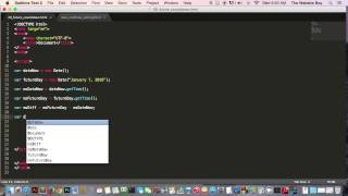 Javascript Tutorial For Beginners #29 Small CountDown Application Program with the Date Object