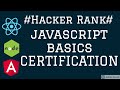 Hacker Rank Javascript Basic Certification #