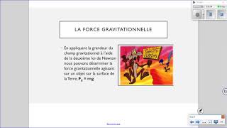 Leçon 2.6 : La force gravitationnelle