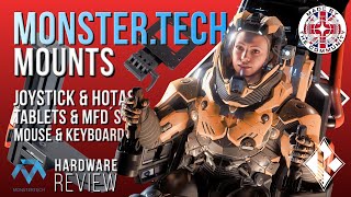 Hardware Review [4K] Monstertech Joystick \u0026 HOTAS Table Mounts | Tablet, MFD Adapters \u0026 more