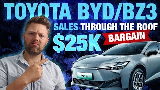 Toyota/BYD BZ3 Sales through the roof  $25k is a BARGAIN, but there's a catch!