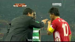 HILARIOUS!!!,,,Emanuel Eboue speaking korean in WC10!!!....funny football