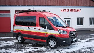 POŽÁRY.cz: Dopravní automobil Ford Transit rozšířil vozový park hasičů z Modlan